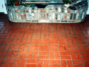Concrete Paper Stencil - Basket Weave - Image 3