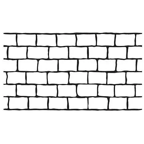 Concrete Paper Stencil - Cobble Brick - Image 2