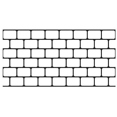 Concrete Paper Stencil - Cobblestone - Image 2