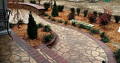 Concrete Paper Stencil - Flagstone - Image 3