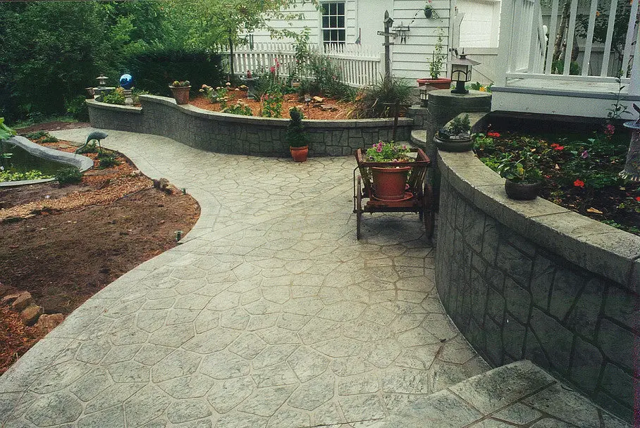 Concrete Paper Stencil - Flagstone - Image 5