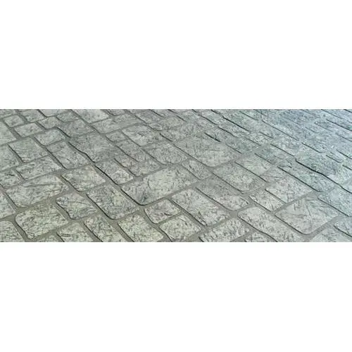 Concrete Paper Stencil - Rustic Ashlar