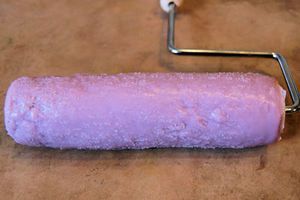 Concrete Texture Roller Sleeve - Lightweight Vertical Stamping - Light Stone - Image 2