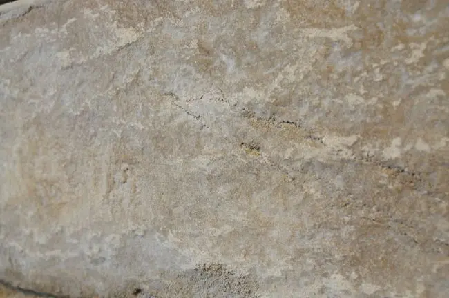 Concrete Texture Roller Sleeve - Lightweight Vertical Stamping - Limestone - Image 3