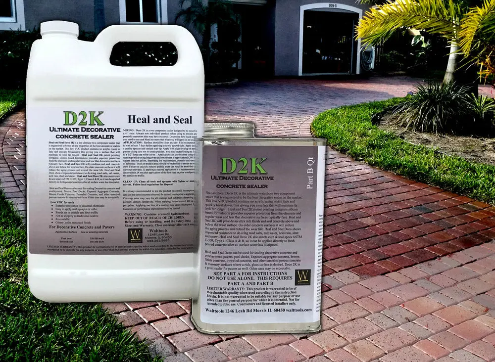 Best Outdoor Concrete and Paver Sealer - Deco D2K
