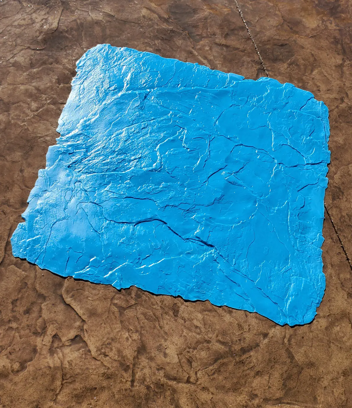 Concrete Seamless Stamp Mat - Fractured Thin Slate - Image 9