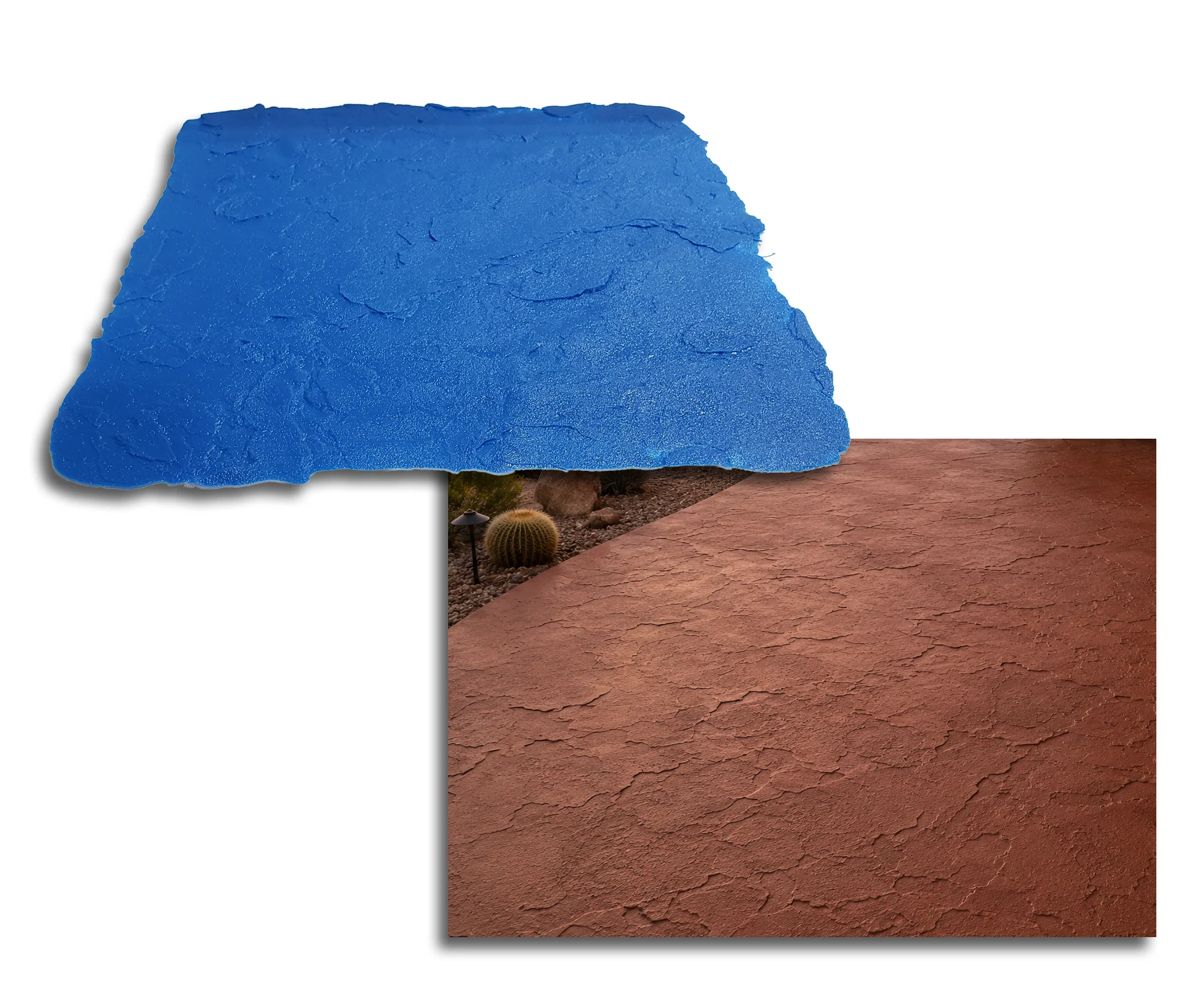 Concrete Seamless Stamp Mat - Desert Sandstone