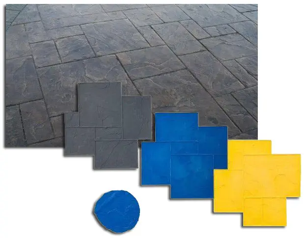Slate Concrete Stamps - Imperial Ashler