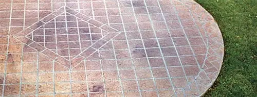 Concrete Stencil Accent - Diamond
