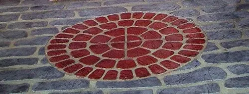 Concrete Stencil Accent - Small Universal Circle