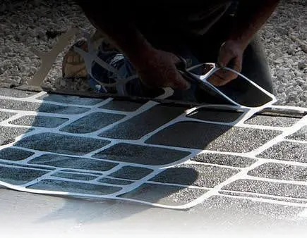 Concrete Stencil Border Header - Cobble - Image 6