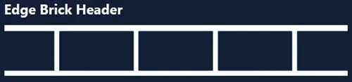 Concrete Stencil Border Header - Edge Brick - Image 2