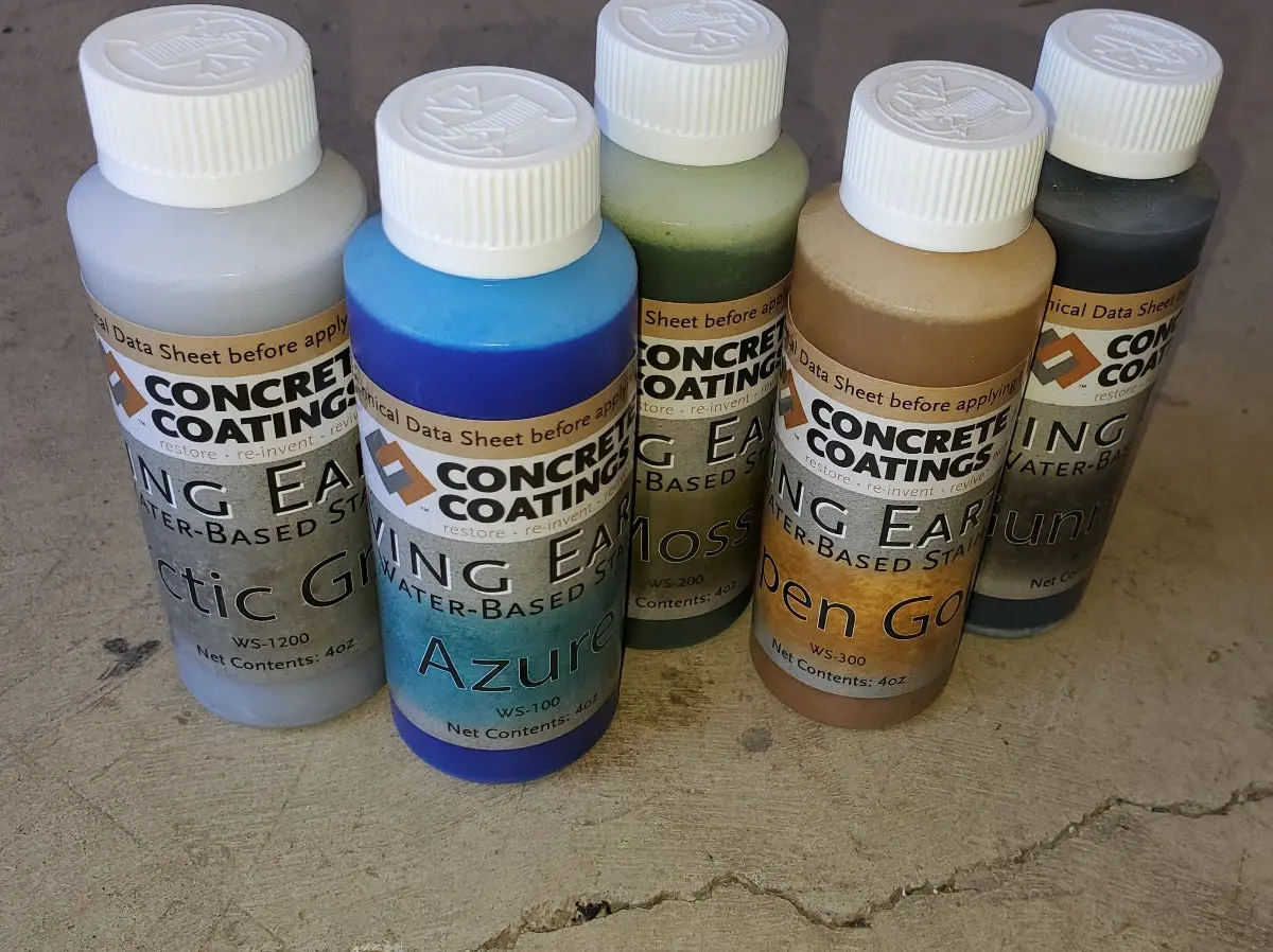 Concrete Water Based Stain - Concrete Coatings - Living Earth - Image 3