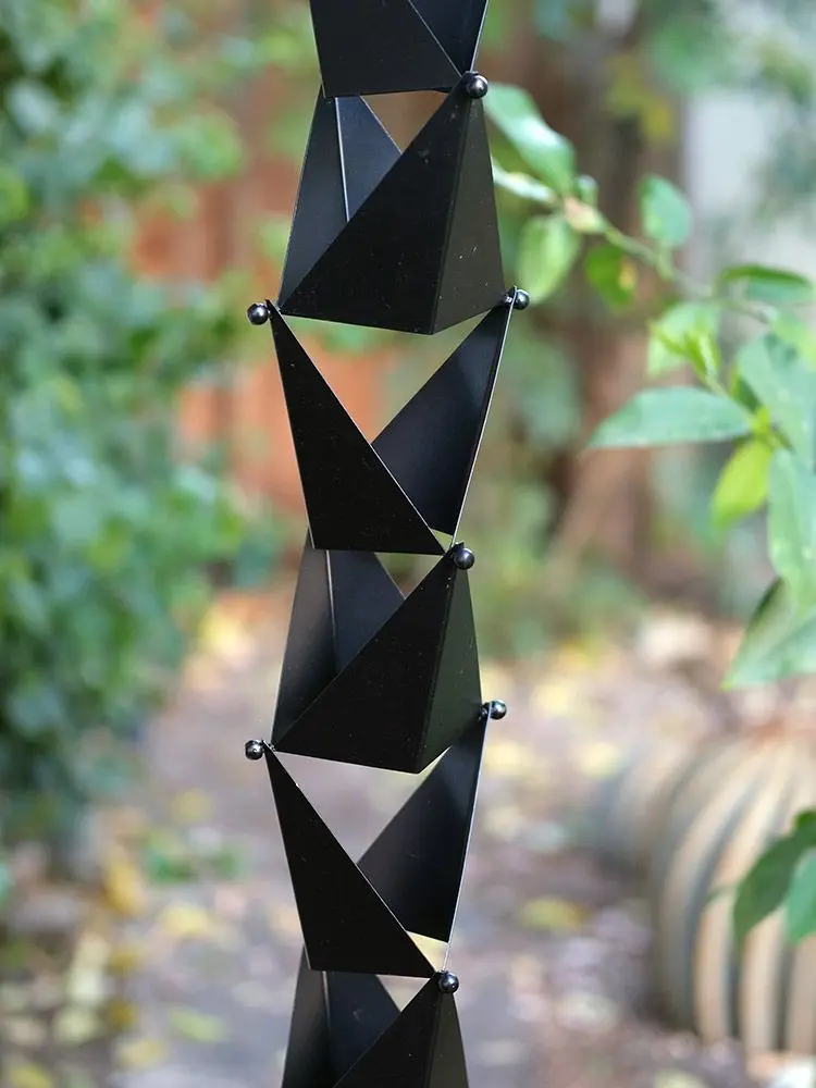 Rain Chain Origami™ -Black - Image 2