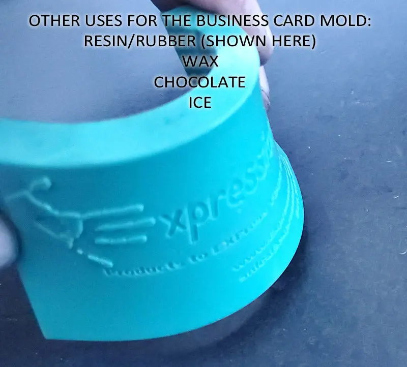 Custom Business Card Logo Mold - Make Concrete Samples - Image 10