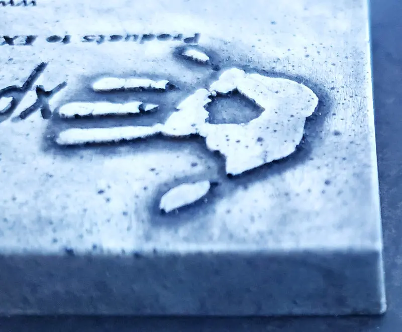 Custom Business Card Logo Mold - Make Concrete Samples - Image 7