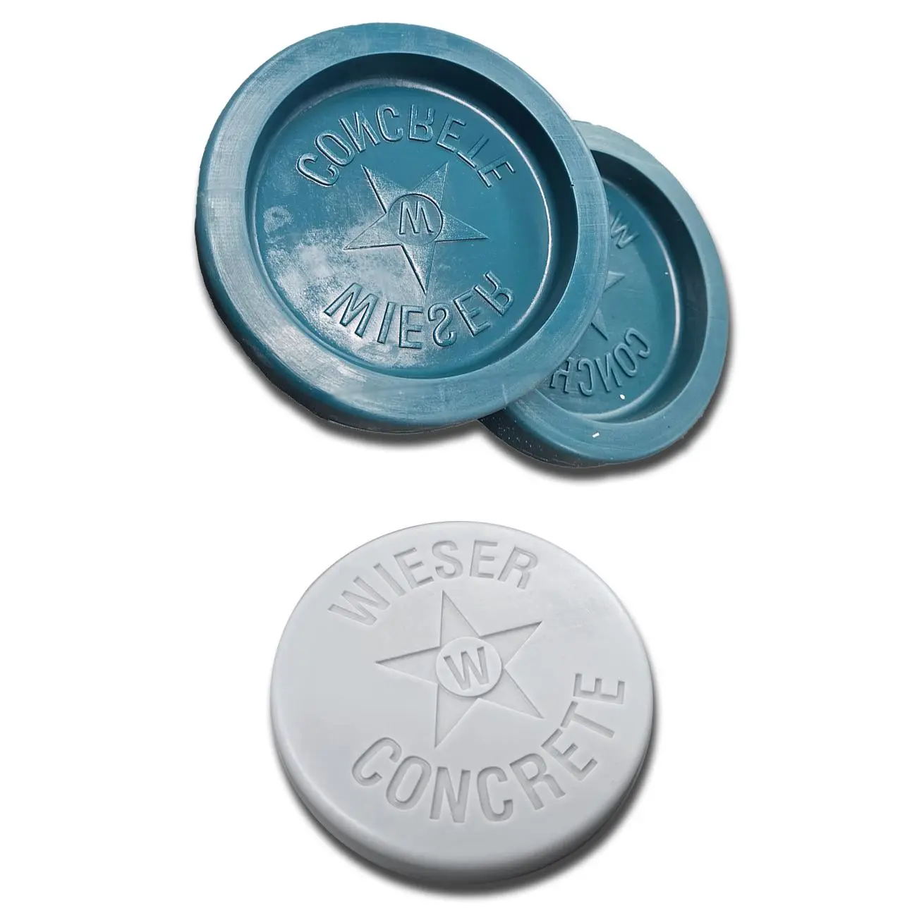 Custom Coaster Logo Mold - Make Concrete Samples