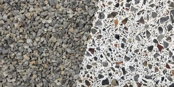 Decorative Crushed Aggregate for Concrete - Gunmetal Gray Marble
