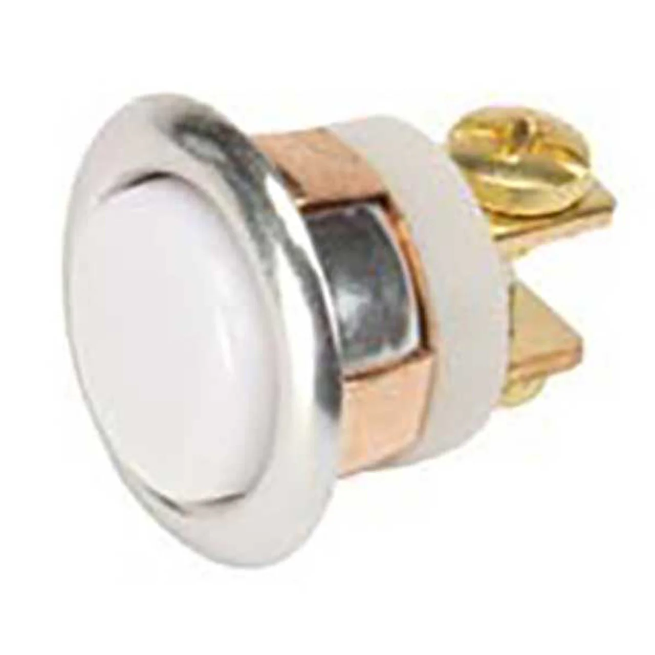 Doorbell Replacement Push Button Diffuser Silver Trim