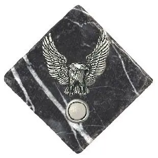 Eagle Stone Doorbell Pewter Finish