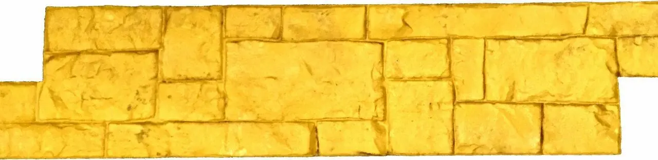 Firepit Concrete Liner Stamp - Fieldstone Stacked Majestic - Image 2