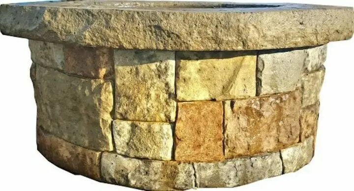 Firepit Concrete Liner Stamp - Fieldstone Stacked Majestic - Image 4