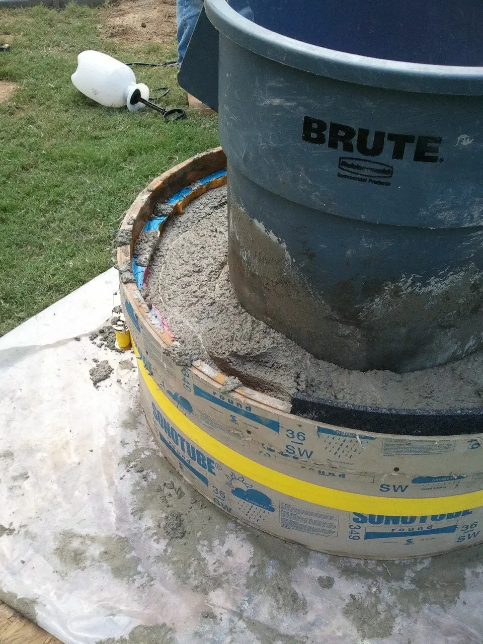 Firepit Concrete Liner Stamp - Fieldstone Stacked Majestic - Image 5