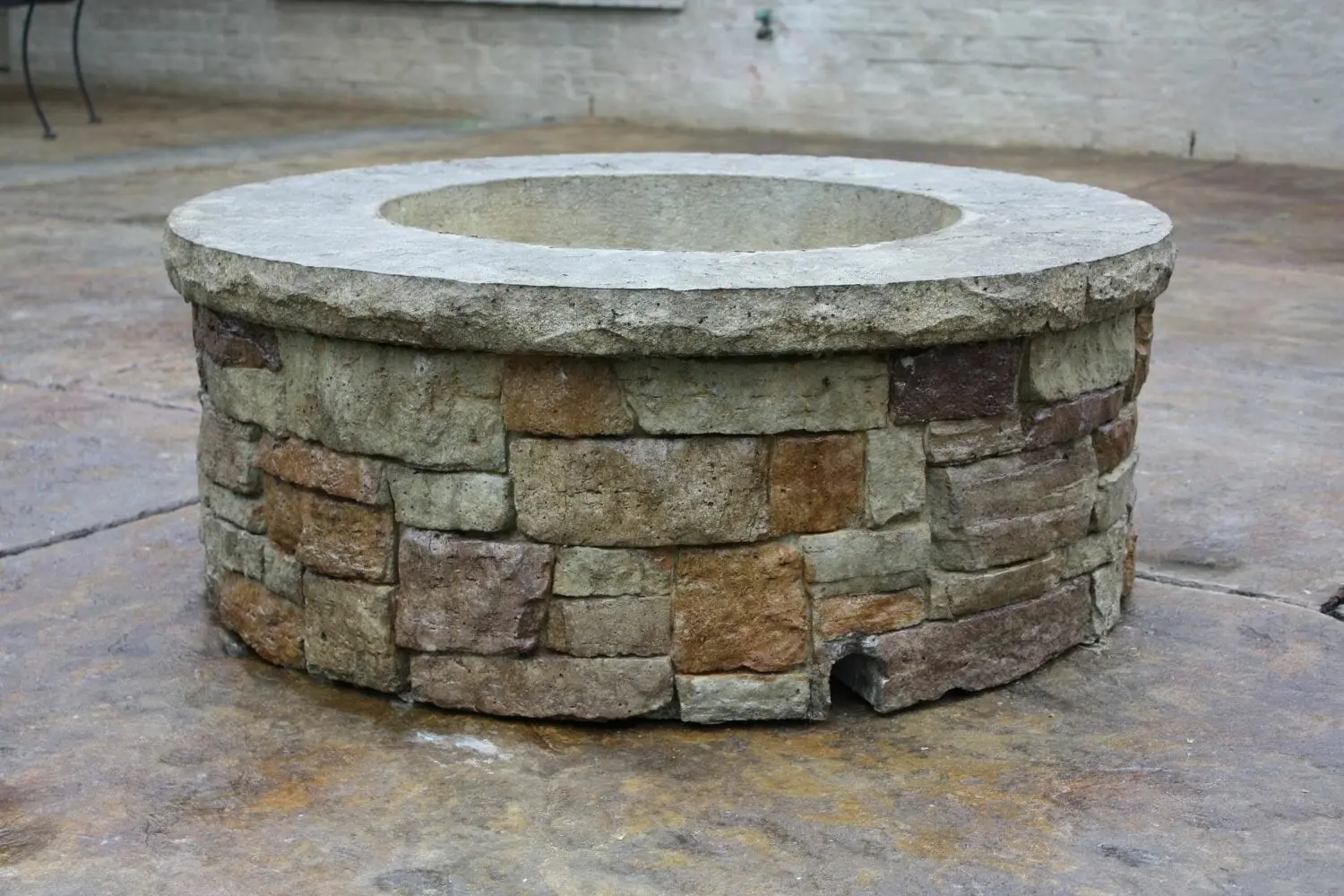 Firepit Concrete Liner Stamp - Stacked Stone - Image 3