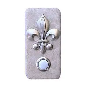 Fleur de Lis Stone Doorbell - Image 2