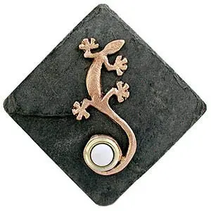 Gecko Accent with Doorbell Button on Stone - Image 8