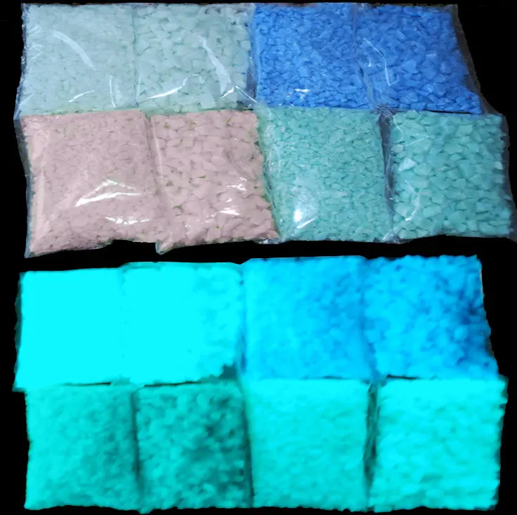 Glow In The Dark Rocks Glass Aggregate - Photoluminescent - Image 3