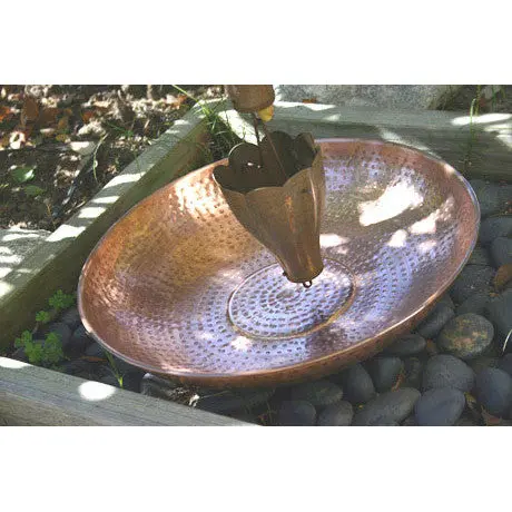 Hammered Shallow Basin Dish in Copper or Aluminum - Image 5