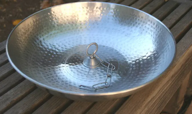 Hammered Shallow Basin Dish in Copper or Aluminum - Image 8