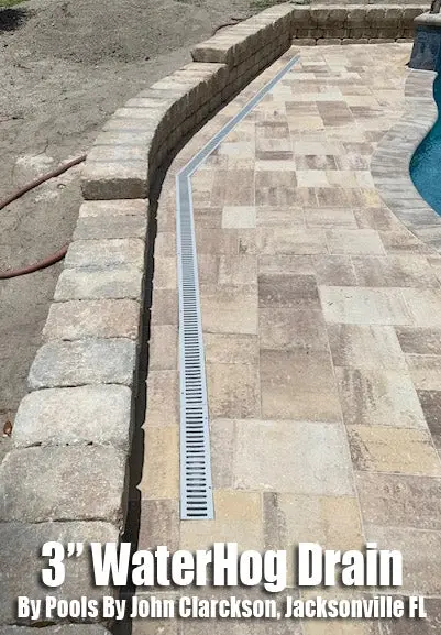 Linear Drain for Pool Decks and Driveways - The 3" Water Hog - Image 14