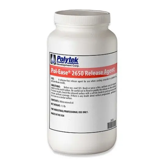 Pol-Ease 2650 Release for Concrete Casting in Rubber Molds - Image 2