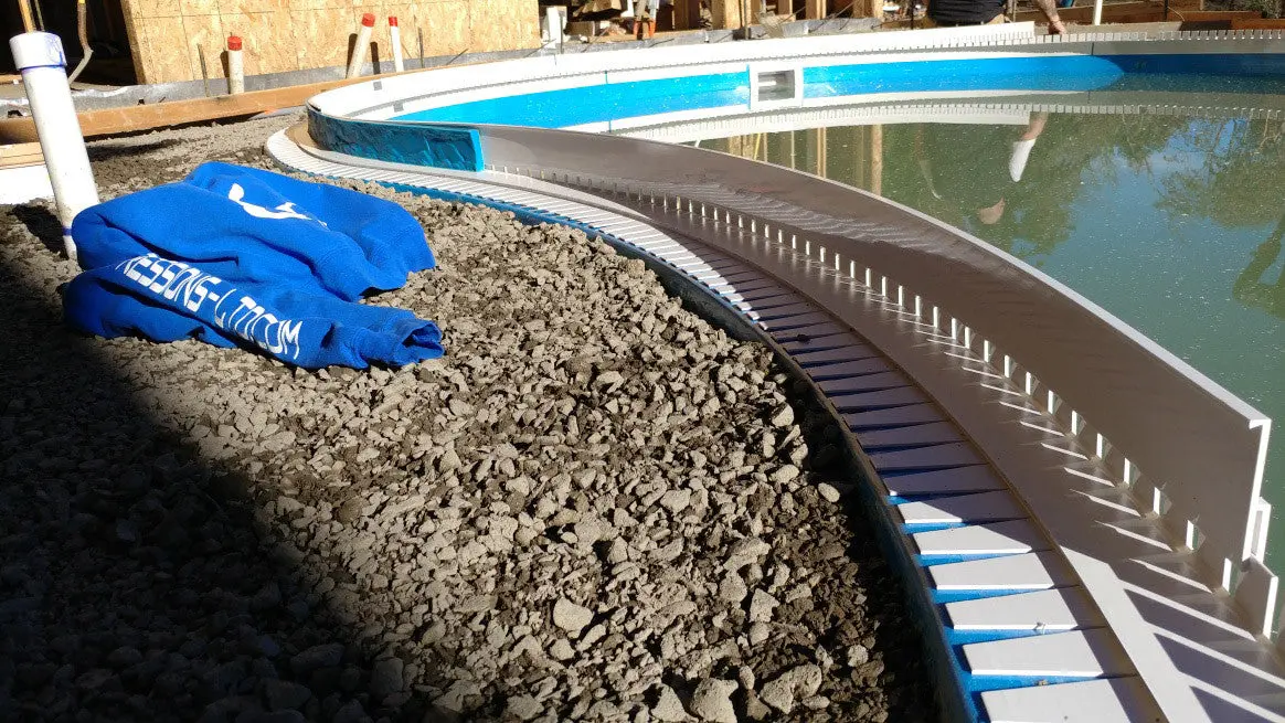 Poolform Form Liner - 3" Chiseled Slate Edge - Image 5