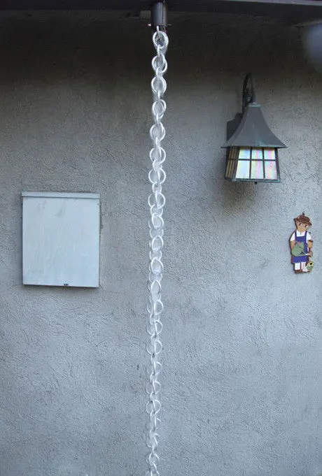 Rain Chain Double Loops - Aluminum - Image 4