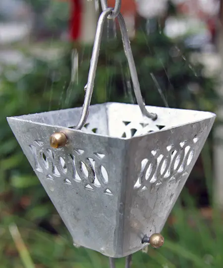 Rain Chain Aluminum Square Cups