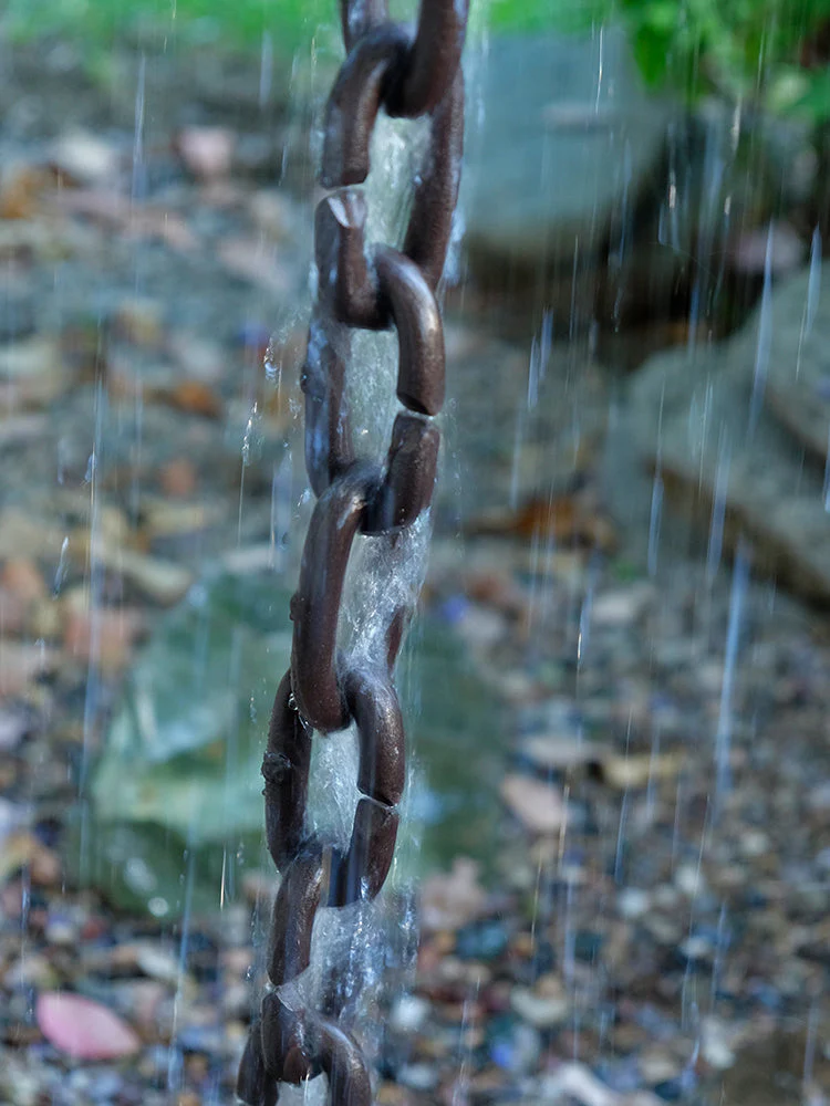 Rain Chain Cast Links- Bronze - Image 3
