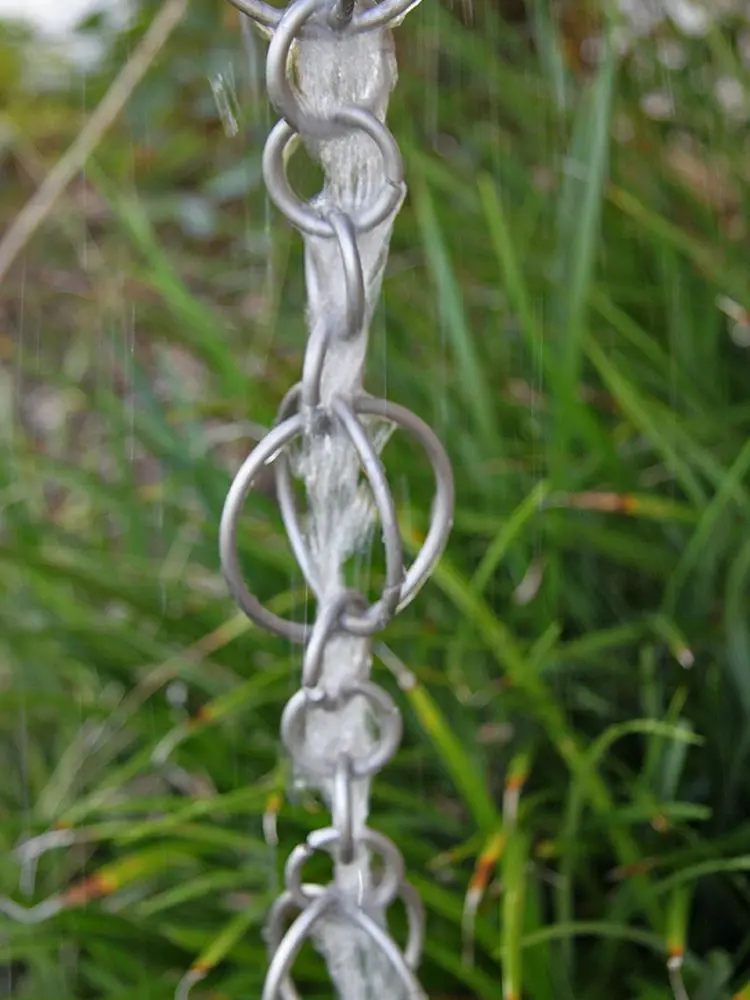 Rain Chain Circles- Stainless Steel