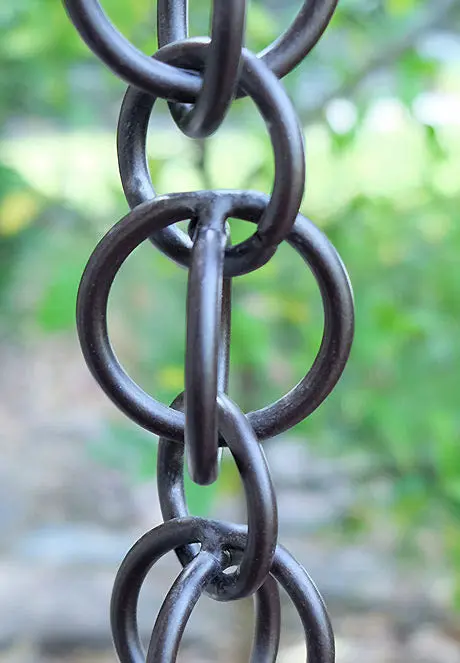 Rain Chain Double Loops - Bronze Aluminum - Image 2