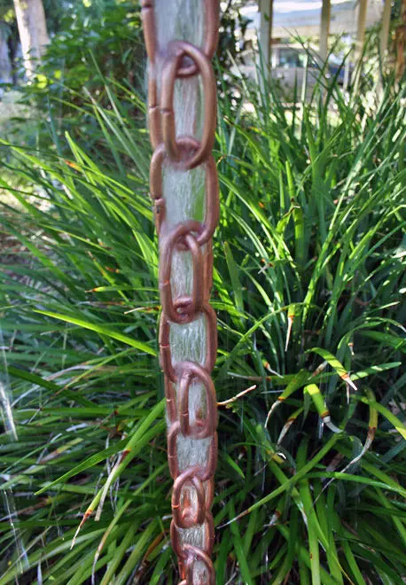 Rain Chain Extra Link Rainchain- Copper - Image 2