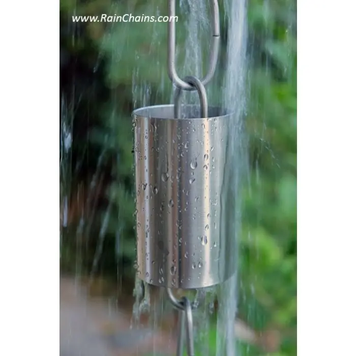 Rain Chain Kenchiku Stainless Steel Cups - Image 3