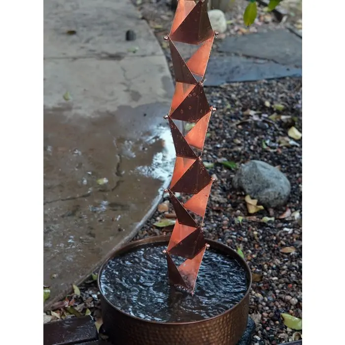 Rain Chain Origami™ -Copper
