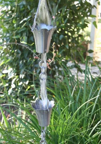 Rain Chain Yuri Cups - Stainless Steel - Image 2