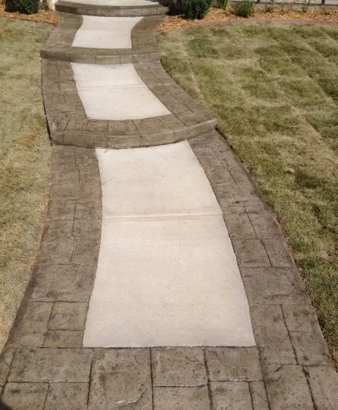 Rock N Roller Concrete Stamp Border Roller - 14" Ashlar Slate - Image 3