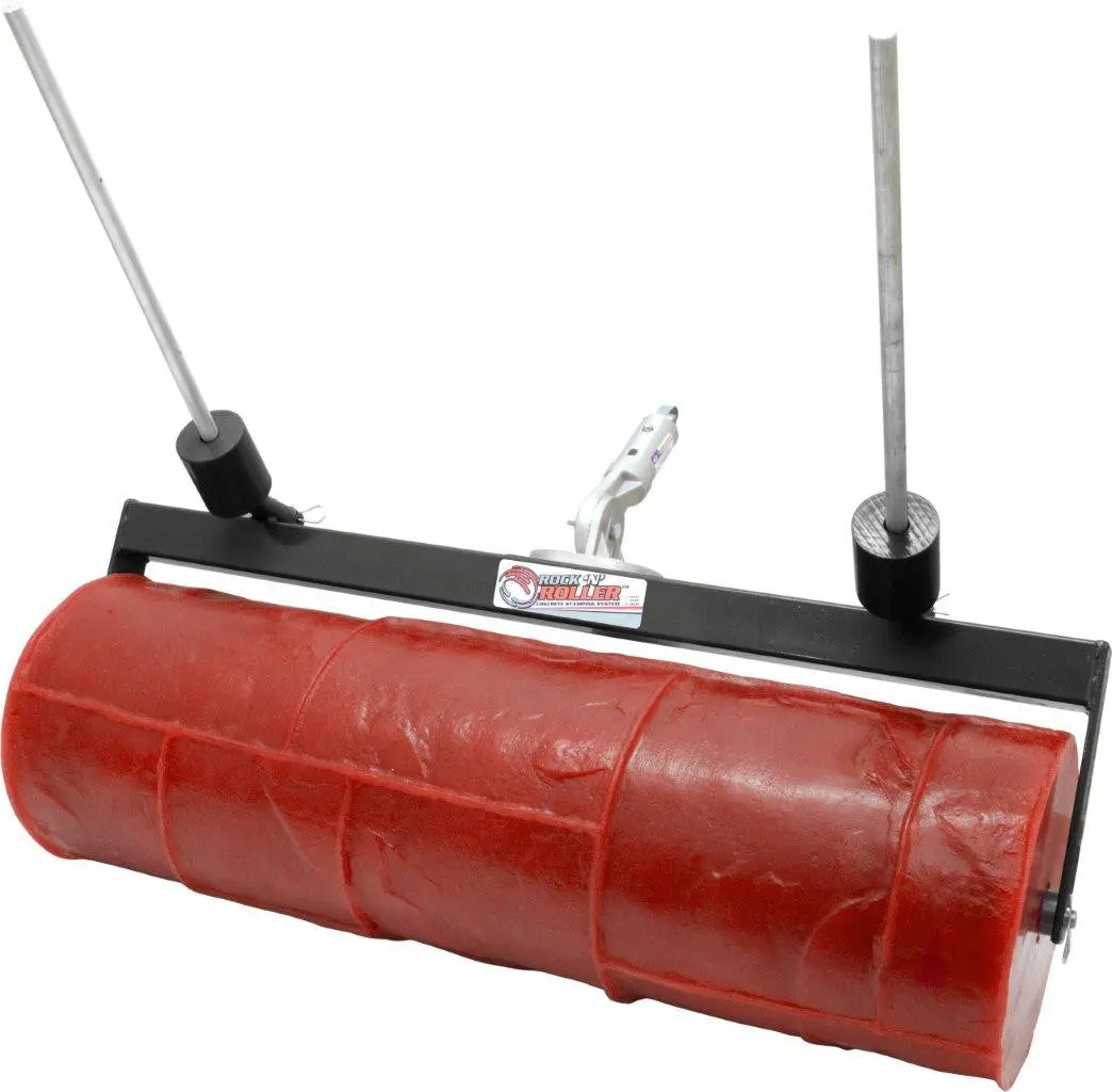 Rock N Roller Concrete Stamp Big Roller - 36" Ashlar Slate - Image 2