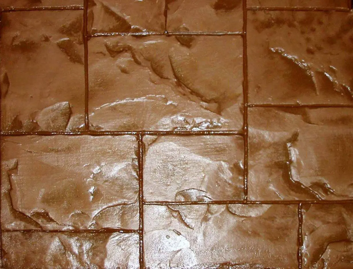 Rock N Roller Concrete Stamp Big Roller - 36" Ashlar Slate - Image 3