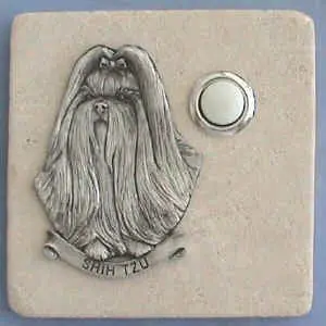 Shihtzu Dog Breed Stone Doorbell