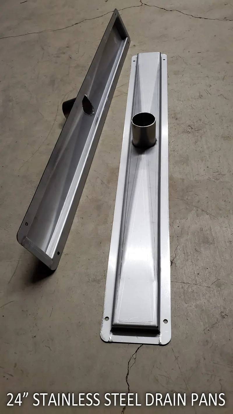 Linear Slot Sink Drain Pan - Stainless Steel - Image 8